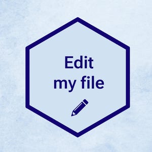 Edit my file for me - Customization Add On - I Personalize + You Print Editable Template