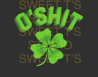 Dublin My Vision (2); O’Shit; I Pinch Back; It’s Me I’m The Shenanigans - 5 high-quality PNGs for St Patrick’s Day