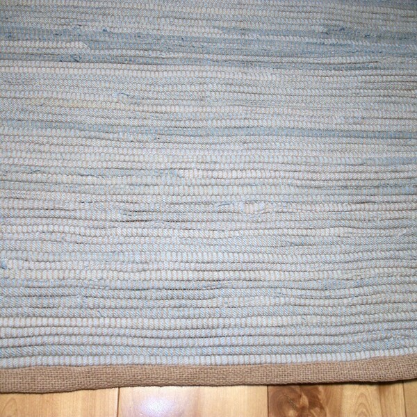 Blue Jean Rug Etsy