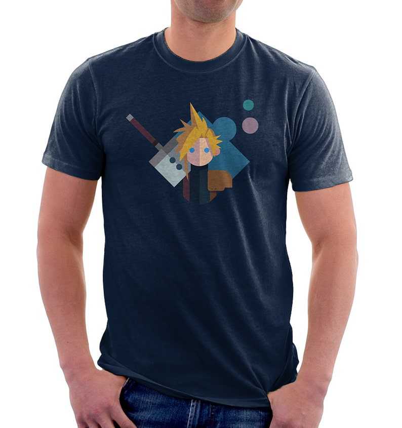 Final Fantasy 7 Shirt Cloud Strife Shirt Final Fantasy VII | Etsy