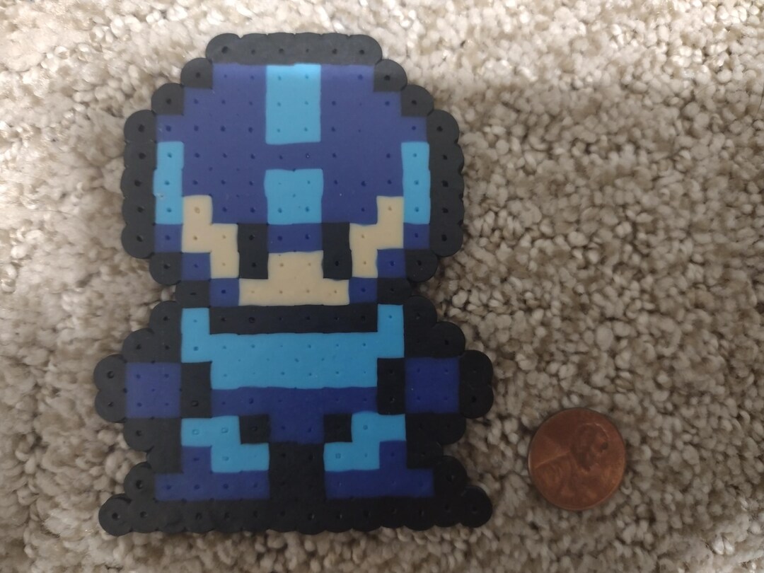 Mini Mega Man Perler Bead Sprite Art - Etsy