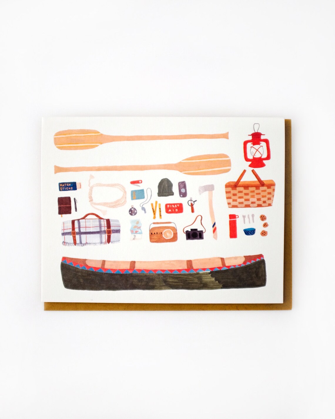 Canoeing Card Etsy Canada