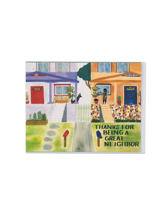 Great Neighbor Card | Etsy