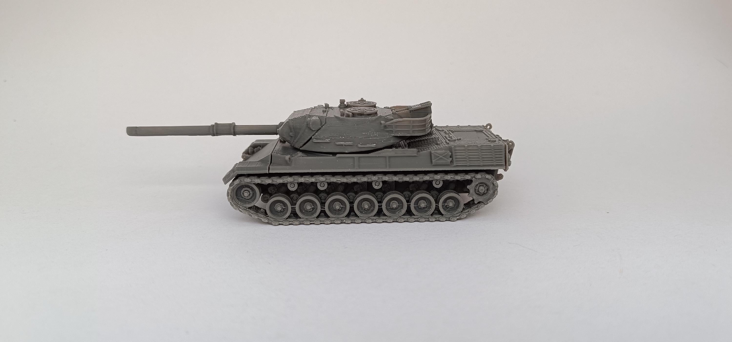 レオパルド1主力戦車キット 3Dプリント ウォーゲーミング 卓上スケール