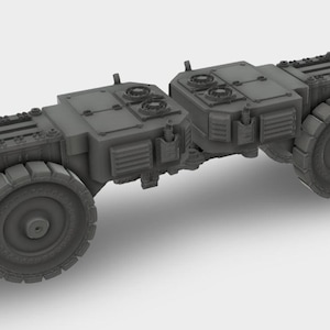 Démineur lourd Kruppräumer S Wehrmacht WW2 en kit impression 3D 1-87 à 1-35