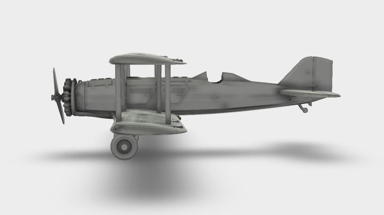 Boeing Model 40 Mailplane Biplane 1925 Kit 3D Printing Wargaming ...