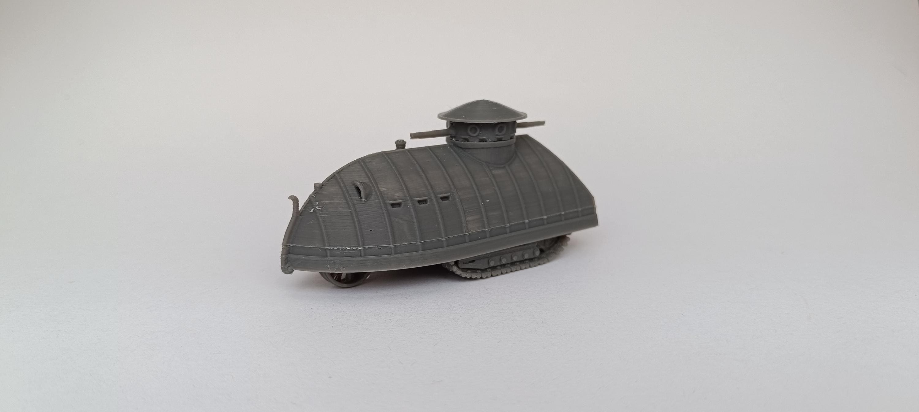 CLB Best 75 Tracklayer Tank USA WW1 Kit 3D Print Wargaming Tafelblad Schaal 1-87 tot 1-35