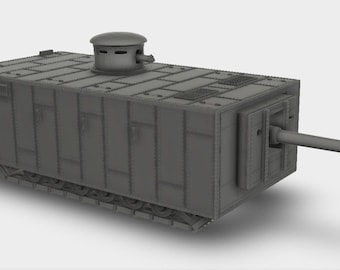 Mendeleev Tank Panzer Prototyp USSR WW1 Bausatz Kit 3D Druck 1-87 bis 1-35