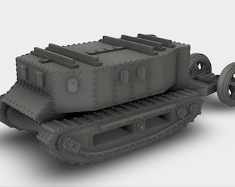 Little Willie Panzer Prototyp 1915 WW1 Bausatz 3D Druck 1-87 bis 1-35