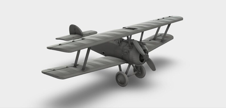 Sopwith Camel Fighter Biplane GB WW1 3D Printed Kit, Scale 1:100 to 1: ...