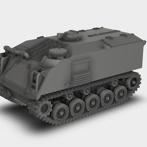 M75 APC personeelscarrier USA kit 3D print wargaming tafelblad schaal 1-87 tot 1-35