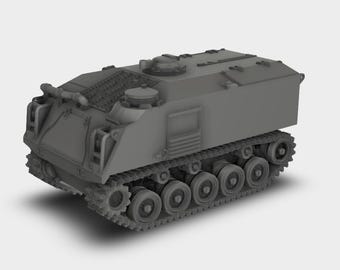 M75 APC Personnel Carrier USA Kit 3D Printing Wargaming Tabletop Scale 1-87 to 1-35