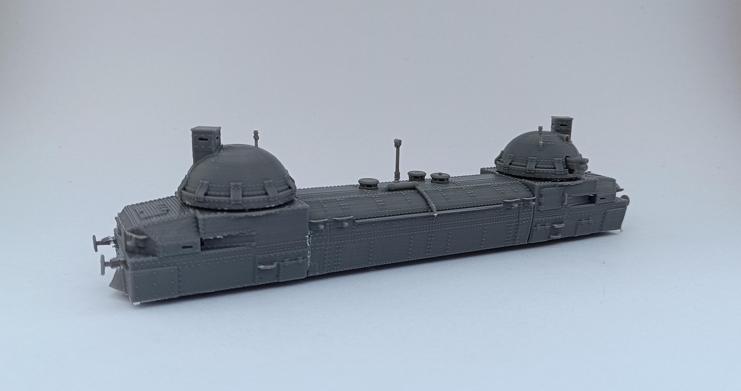 Zaamurets Armored Train Armored Train USSR WW1 Kit 3D Printing