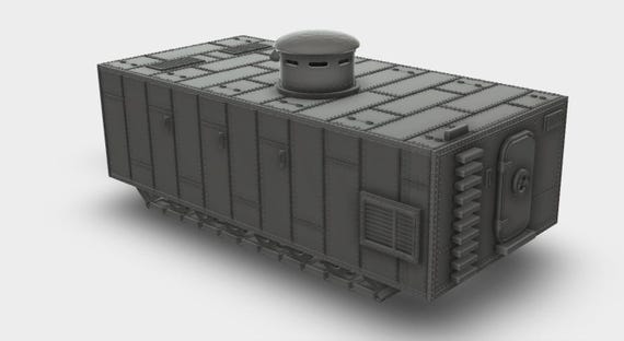メンデレーエフ戦車プロトタイプソ連第一次世界大戦キット3Dプリント1