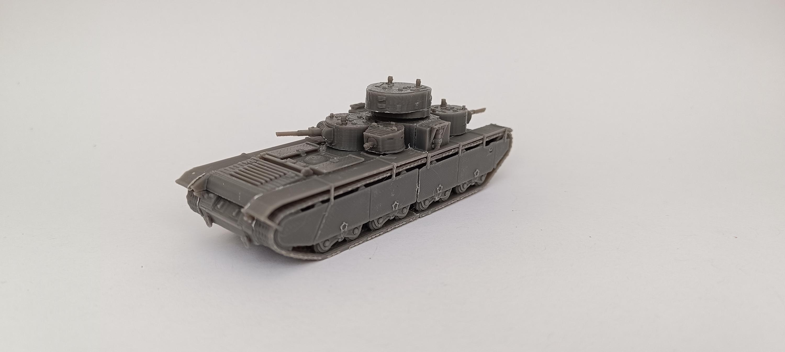 T-35 重戦車ソ連 WW2 キット 3D 印刷ウォーゲーム卓上スケール 1-87