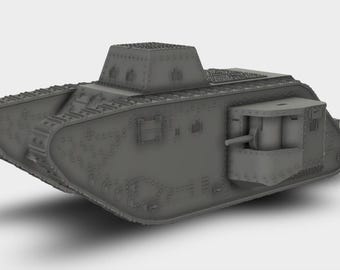 A7V、モデルキット：第一次世界大戦の軍用車両モデル、ドイツ帝国戦車