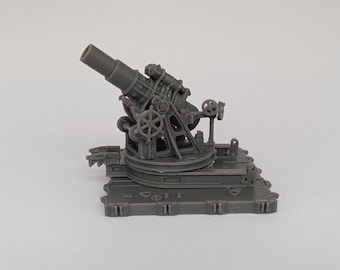 30.5 cm M.11 Mortar Skoda 305 mm Howitzer WW1 Kit 3D Printing Wargaming Tabletop Scale 1-87 to 1-35