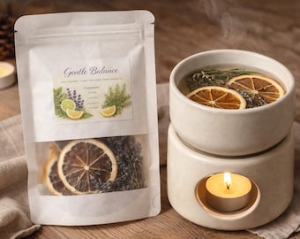 Botanical Simmer Pot Blend: Citrus Herb Aromatherapy, Home Fragrance