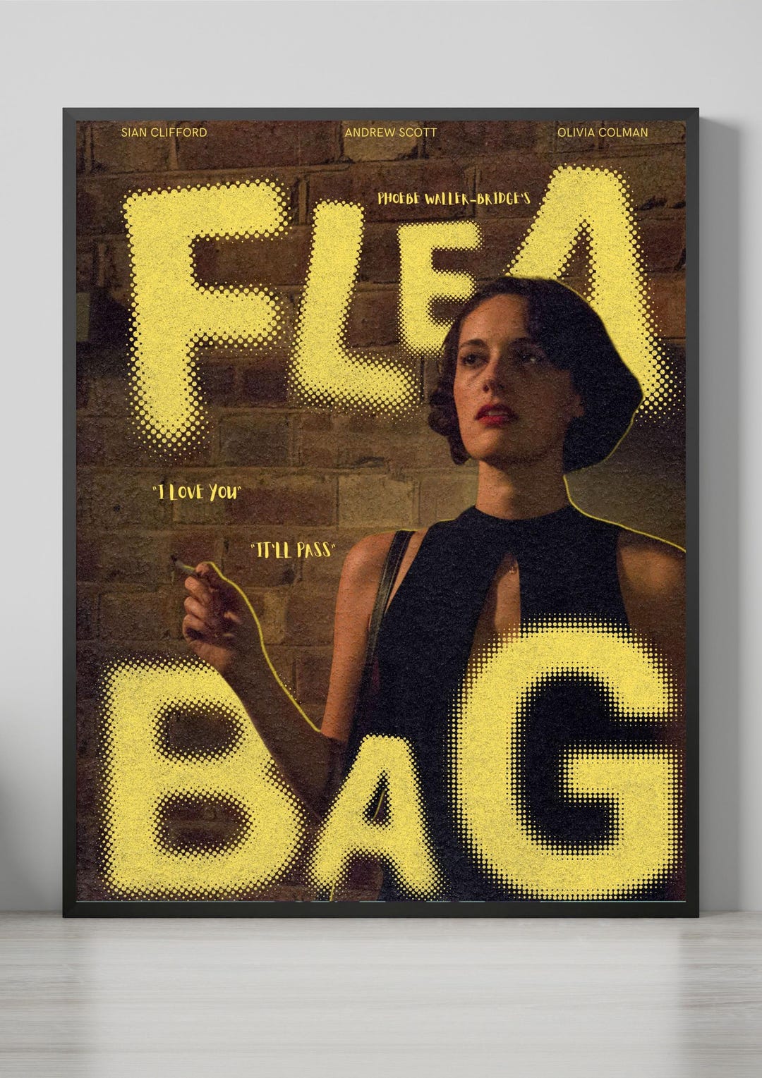 Fleabag Poster, Tv Series Poster, Retro Poster, Vintage Poster, Wall