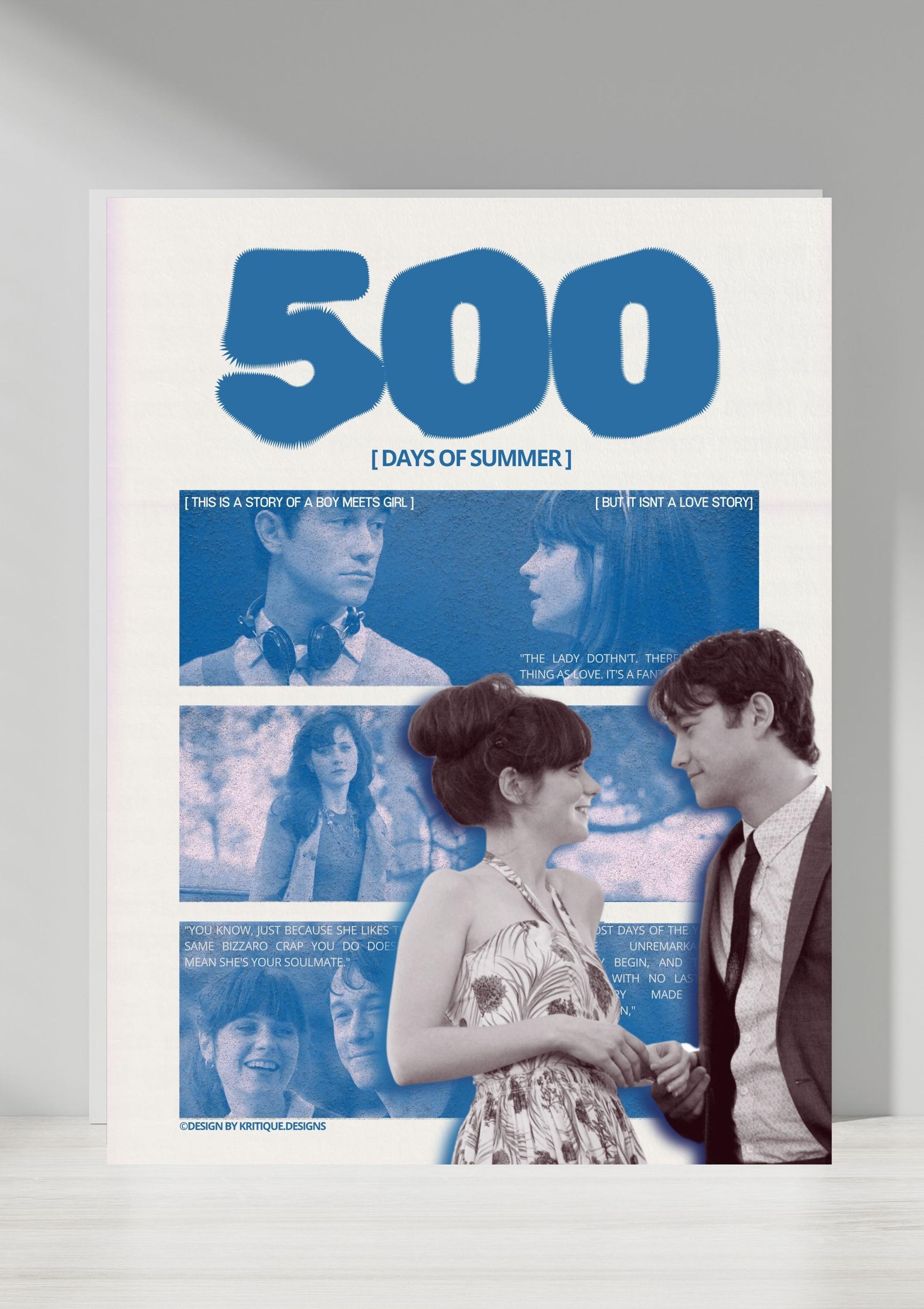 500 days of summer blue dress 500 Days of Summer Style Blue and White Dress
