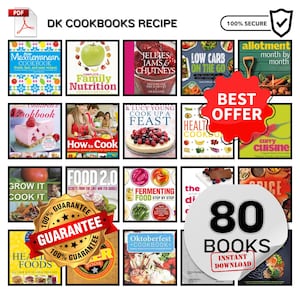 Receita DK, Livros de receitas, Assados, Guloseimas, Bifes, Almôndegas, Dieta, Comida, Frutas, Vegetarianos, Coleção de livros Masterchef