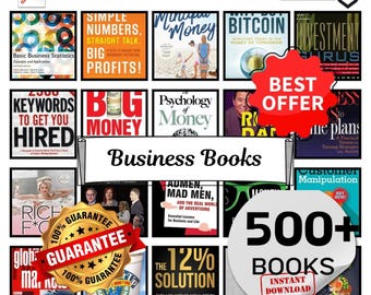 Business & Money, 1 Million How to get Rich fast,  Online, Side incomes, Psychology of Money, Marketing, Trading, Collction of Books