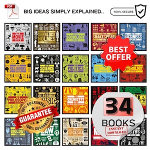 34 Big Ideas Simply Explained (BISE) Collection PDF Business, Psychology, Sociology, Crime, Shakespeare