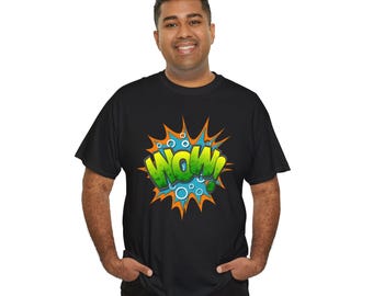 Comic Unisex Tee, Funny Graphic T-Shirt, Cartoon Cotton Shirt, Humorous Pop Art Top, Novelty Casual Clothes