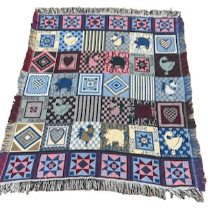 Vintage Crown Crafts Blankets - Etsy