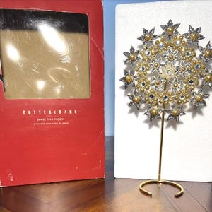 Pottery Barn Jeweled Snowflake Christmas Tree Topper