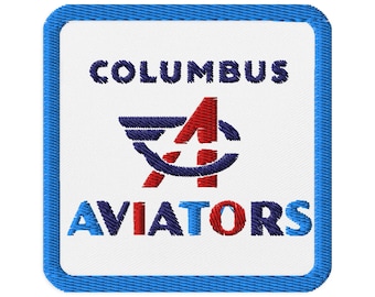 Columbus Aviators Themed Embroidered patches