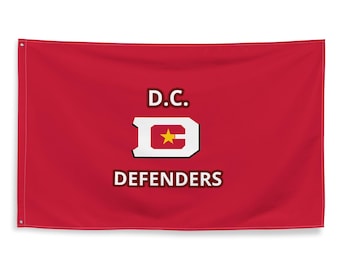D.C. Defenders Themed Flag
