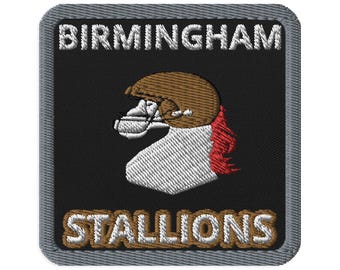 Birmingham Stallions Embroidered patches