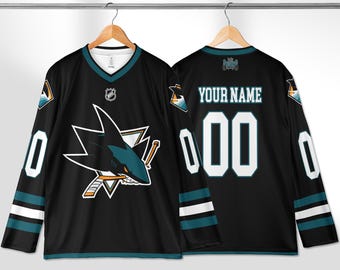 San Jose Sharks Vintage 90s Chalk Line Satin Bomber Jacket - NHL