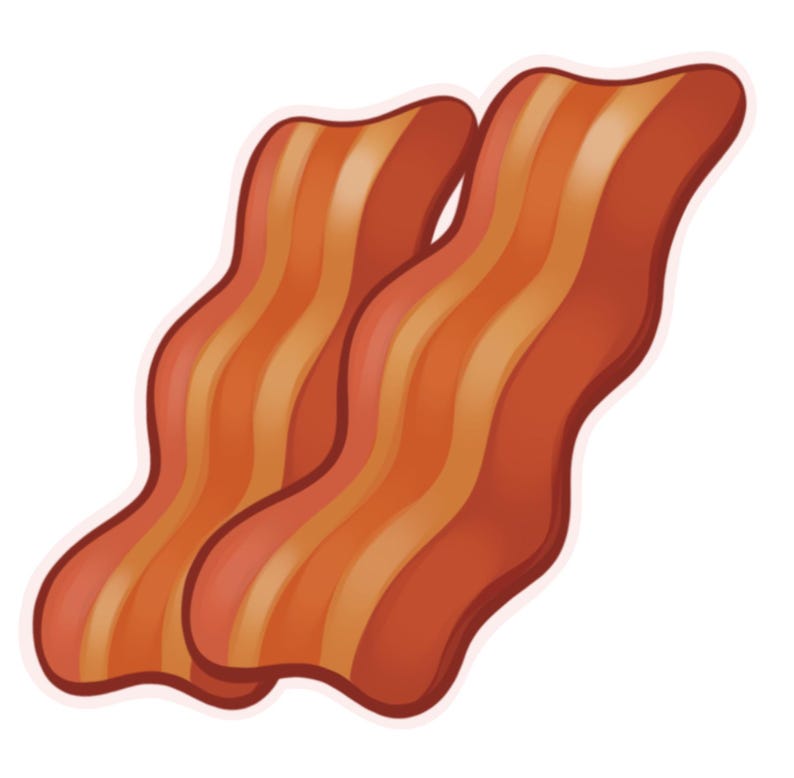 Bacon Clipart Sticker Etsy