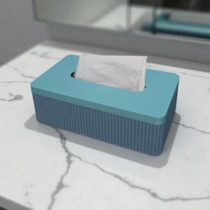 Minimalist &quot;Wipie&quot; Modern 3D Printed Tissue Box Cover