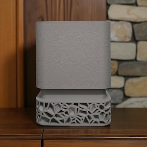 Modern &quot;Podify&quot; Square Planter, 3D Printed Planter Pot, Unique Indoor Plant Decor, Eco-Friendly Gift, Plant Lovers, aesthetic design