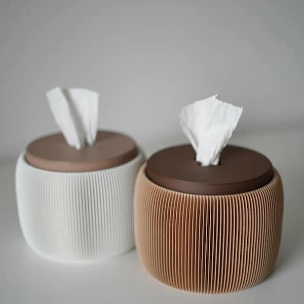Modern "Lustra" 3D Printed Toilet Paper Cover