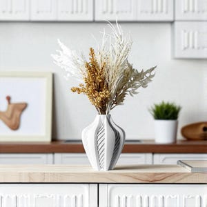 3d Printed &quot;Venzia&quot; Watertight Flower Vase