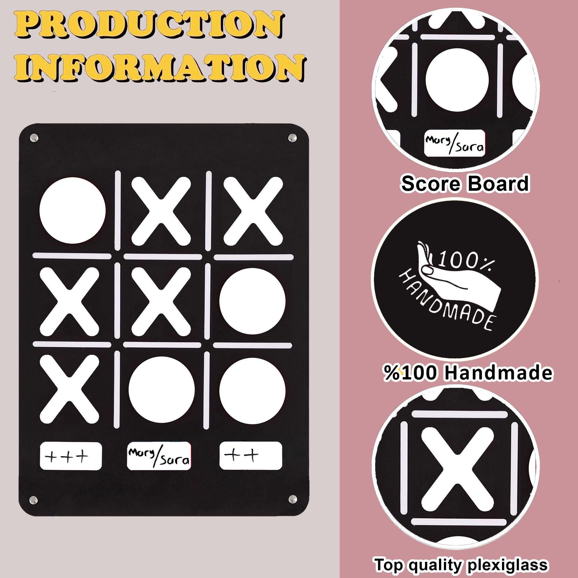 Tic Tac Toe Wall - Tic Tac Toe Board Game - Tictactoe - Wall Games ...