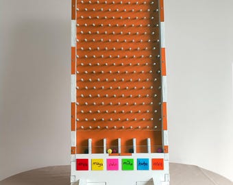 Plinko Brettspiel - Großes Plinko Brettspiel für Karneval, Karneval, Schulfeiern, Messe, Karneval