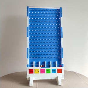 Gra Plinko Carnival na targi – Duża drewniana gra planszowa Plinko – Gry ścienne – Gra na imprezę szkolną – Konkurs – Gry karnawałowe