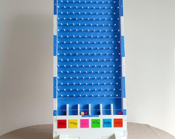 Plinko Carnival Game for Trade Show - Wooden Large Plinko board game – Wall games - School Party game - Giveaway - Carnival Games