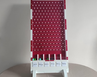 Erstklassiges Plinko Brett - Tisch Plinko - Messe Plinko - Individueller Holz Plinko - Preistafel - Holz Plinko - Wandspiele - Gesellschaftsspiele