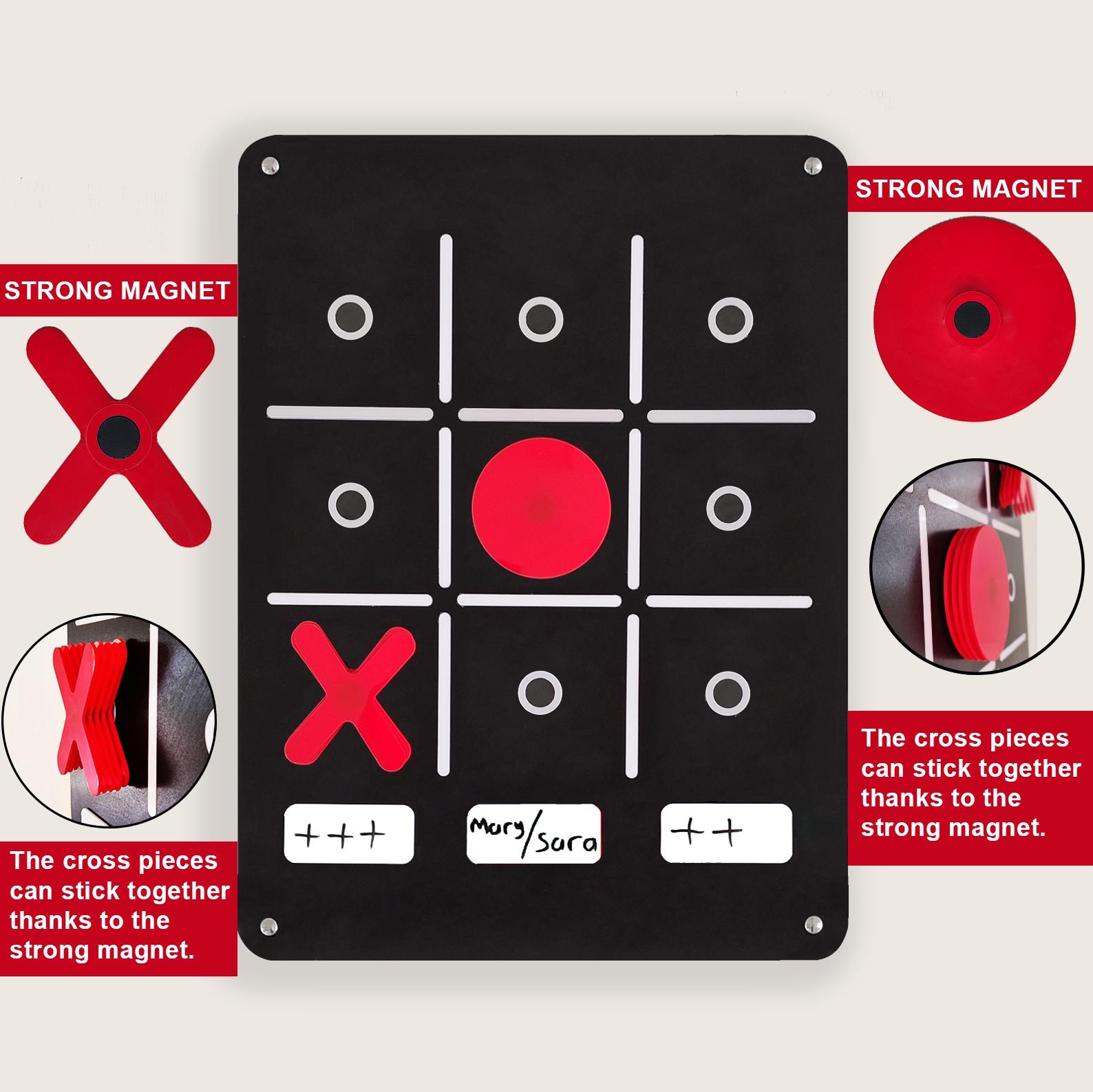 Tic Tac Toe Wall - Tic Tac Toe Board Game - Tictactoe - Wall Games ...