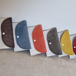 pochette double bicolore