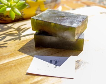 Jabón de té verde hecho a mano