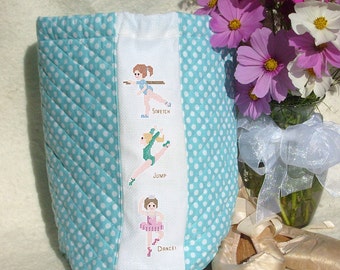 Ballet, Dance Bag to cross-stitch