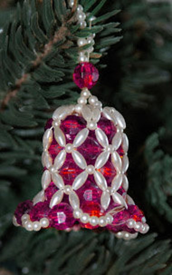 Beaded best sale bell ornament