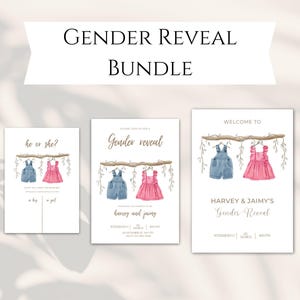 Invitation à une baby shower bohème, carte à gratter pour révéler le sexe du bébé, lot de fête prédictif, modèle d'affiche pour révéler le sexe du nouveau-né, téléchargement du design 1